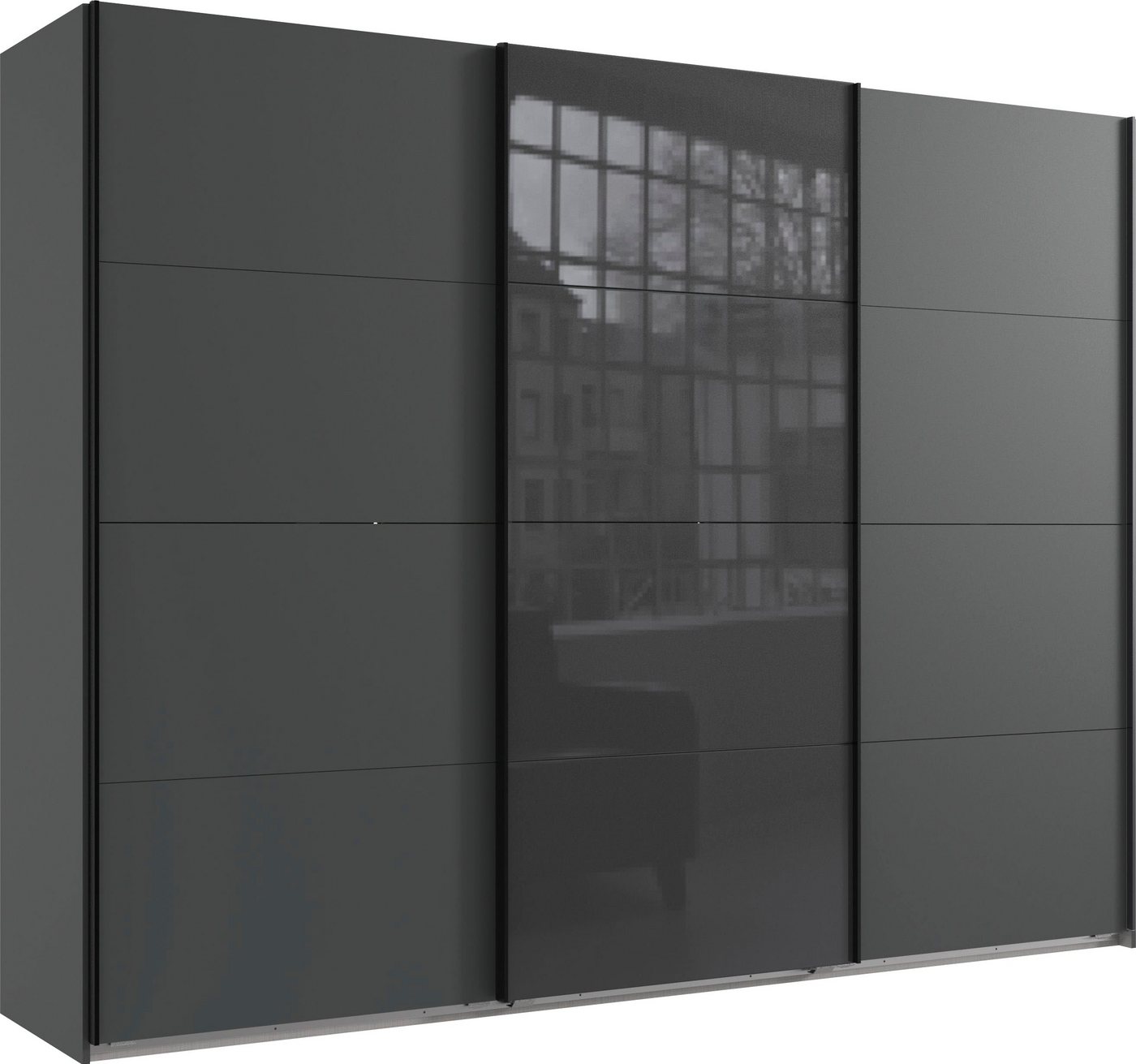Wimex Schwebetürenschrank Norderstedt INKLUSIVE 2 Stoffboxen und 2 zusätzliche Einlegeböden, mit Glastür Wimex Schwebetürenschrank Norderstedt INKLUSIVE 2 Stoffboxen und 2 zusätzliche Einlegeböden, mit Glastür von Wimex