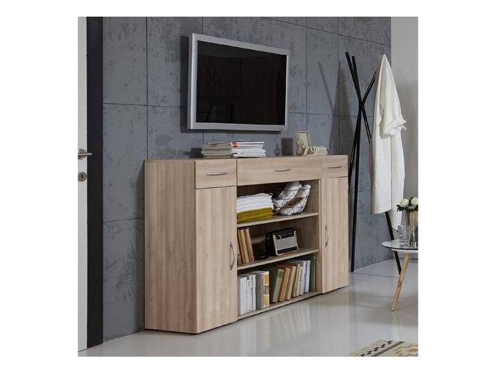 Wimex Sideboard Sideboard MRK Kommode 180 cm eiche sägerau (3 St) von Wimex