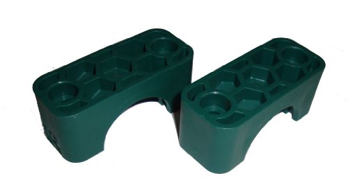 Hydraulikrohrschelle d=16mm grün Ober- und Unterteil von Wimmer-Construction Gbr
