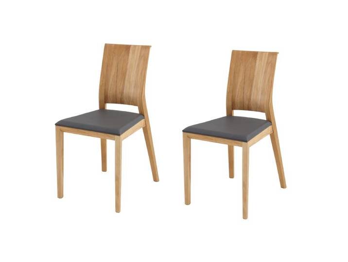Wimmer Massivholz Esszimmerstuhl Zara ZA-3000 im 2er-Set Rücken und Gestell Holz Sitz gepolstert für Esszimmer moderner Holzstuhl Ausführung wählbar von Wimmer
