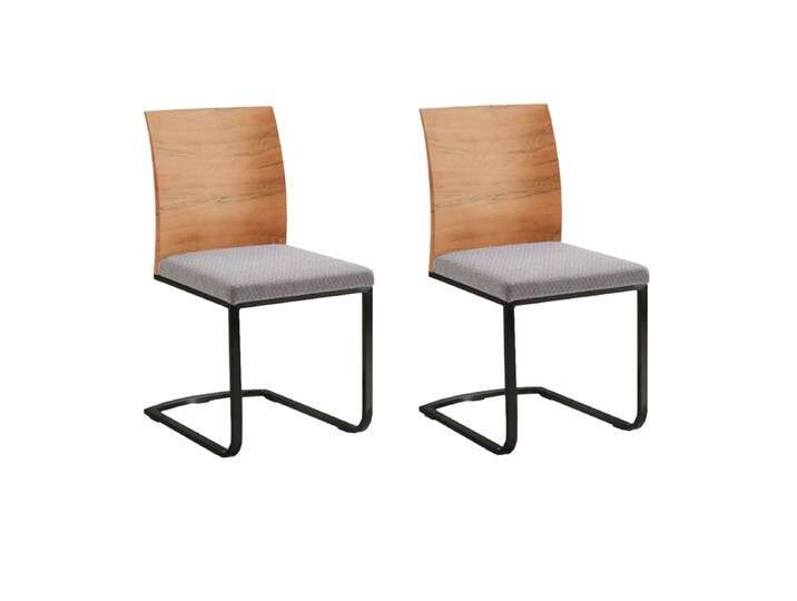 Wimmer moderner Esszimmerstuhl Saverne im 2er-Set mit Massivholzlehne Metallgestell und Sitz gepolstert Schwingstuhl für Esszimmer Ausführung wählbar Wimmer moderner Esszimmerstuhl Saverne im 2er-Set mit Massivholzlehne Metallgestell und Sitz gepolstert Schwingstuhl für Esszimmer Ausführung wählbar von Wimmer