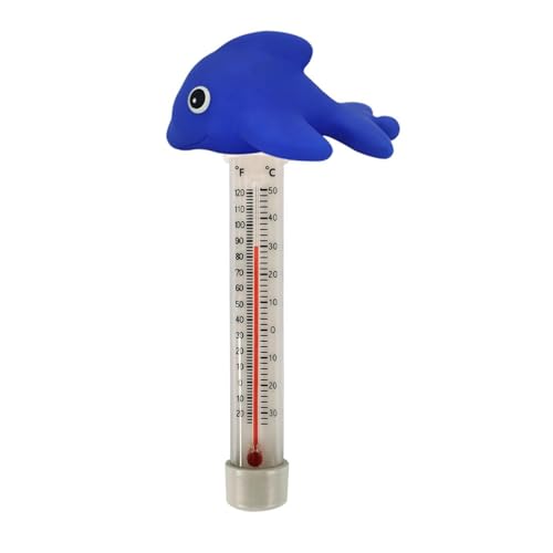 Pool Thermometer Floating Pool Thermometer Wasser | Tier Schwimmende Bruchsicheres Schwimmendes Wasserthermometer Mit Dünnem Seil Für Alle Outdoor & Indoor, Spas, Hot Tubs, Aquarien von Wimnqie