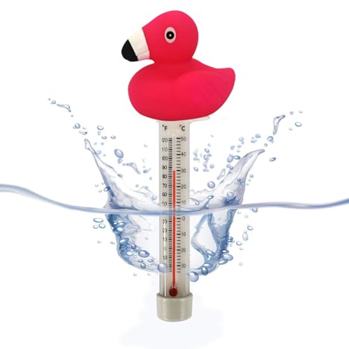Pool Thermometer Floating Pool Thermometer Wasser | Tier Schwimmende Bruchsicheres Schwimmendes Wasserthermometer Mit Dünnem Seil Für Alle Outdoor & Indoor, Spas, Hot Tubs, Aquarien von Wimnqie