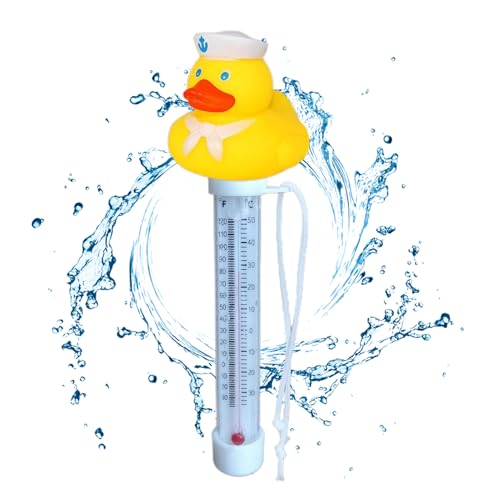 Pool Thermometer Schwimmend Schwimmende Pool Thermometer, Duck Easy Read Temperaturmessgerät Mit Schnur - Für Außen- Und Innenschwimmbäder, Spas, Pools Und Aquarien Pool Thermometer Schwimmend Schwimmende Pool Thermometer, Duck Easy Read Temperaturmessgerät Mit Schnur - Für Außen- Und Innenschwimmbäder, Spas, Pools Und Aquarien von Wimnqie
