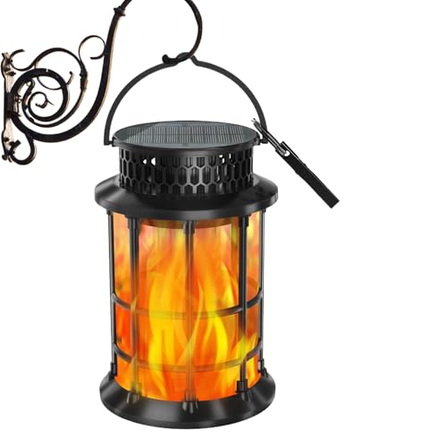 Wimnqie Flamme Solarlampen Für Draußen - Solar Gartenleuchten Wasserdicht,Dekorative Leuchte Für Garten Hinterhof Weg Sicherheitsbeleuchtung Baum Terrasse Landschaftsgestaltung von Wimnqie