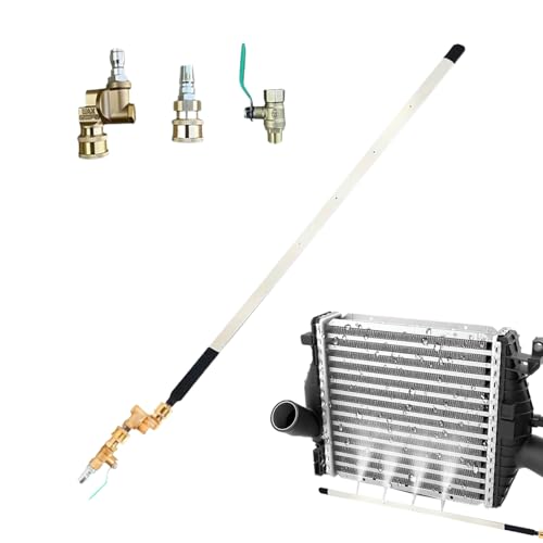 Wimnqie Heizkörperreiniger | Druckstrahlpistole für Autoheizkörper - Leckagesichere Präzisionsdüse Mit 180-Grad-Rotation Für Auto Klimaanlage & Kühlschrank von Wimnqie