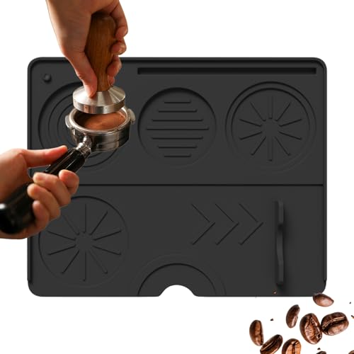 Wimnqie Kaffeestampfkissen | Silikon Tamperunterlage Rutschfeste Eckenmatte,Hitzebeständige Barwerkzeugstation für Kaffeeenthusiasten und Einsteiger im Einsatz zu Hause, im Geschäft und auf Theken Wimnqie Kaffeestampfkissen | Silikon Tamperunterlage Rutschfeste Eckenmatte,Hitzebeständige Barwerkzeugstation für Kaffeeenthusiasten und Einsteiger im Einsatz zu Hause, im Geschäft und auf Theken von Wimnqie