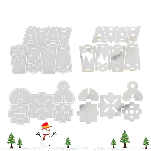 Wimnqie Weihnachtsformen für Harz,Dekorative Laternen Kerzenständer Weihnachtsformen - Wiederverwendbare Handwerkwerkzeuge Für Gips Holiday Home Deko Kerzenständer Kinder Erene - Weihnachtliche Wimnqie Weihnachtsformen für Harz,Dekorative Laternen Kerzenständer Weihnachtsformen - Wiederverwendbare Handwerkwerkzeuge Für Gips Holiday Home Deko Kerzenständer Kinder Erene - Weihnachtliche von Wimnqie