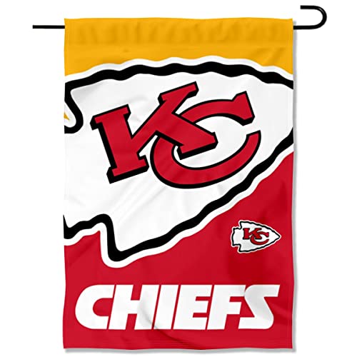Kansas City Chiefs großes Logo doppelseitige Gartenbanner Flagge von Wincraft