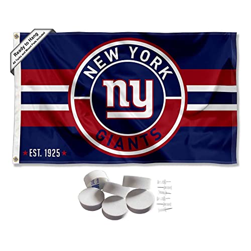 New York Giants Patch Banner und Tapisserie Wandaufkleber von Wincraft