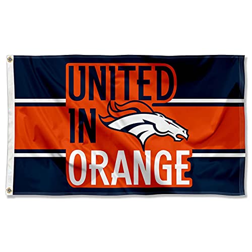 WinCraft Denver Broncos United in Orange 3x5 Outdoor Flag von Wincraft