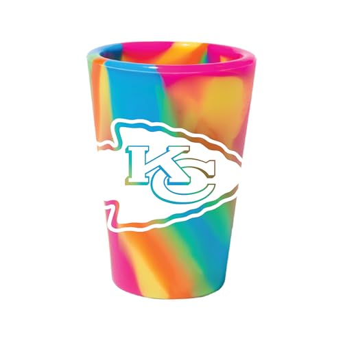 WinCraft Kansas City Chiefs Schnapsglas, 42,5 ml, Hippie Hop Silikon von Wincraft