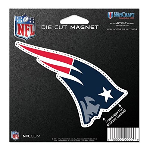 WinCraft NFL New England Patriots gestanzter Magnet, 11,4 x 15,2 cm von Wincraft