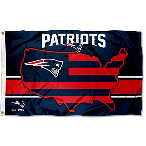 WinCraft New England Patriots Nation USA American Country 3x5 Flag von Wincraft