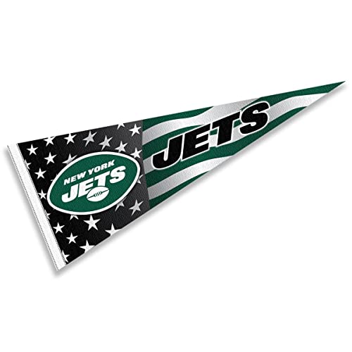 WinCraft New York Jets Nation USA Americana Stars and Stripes Wimpelbanner Flagge von Wincraft