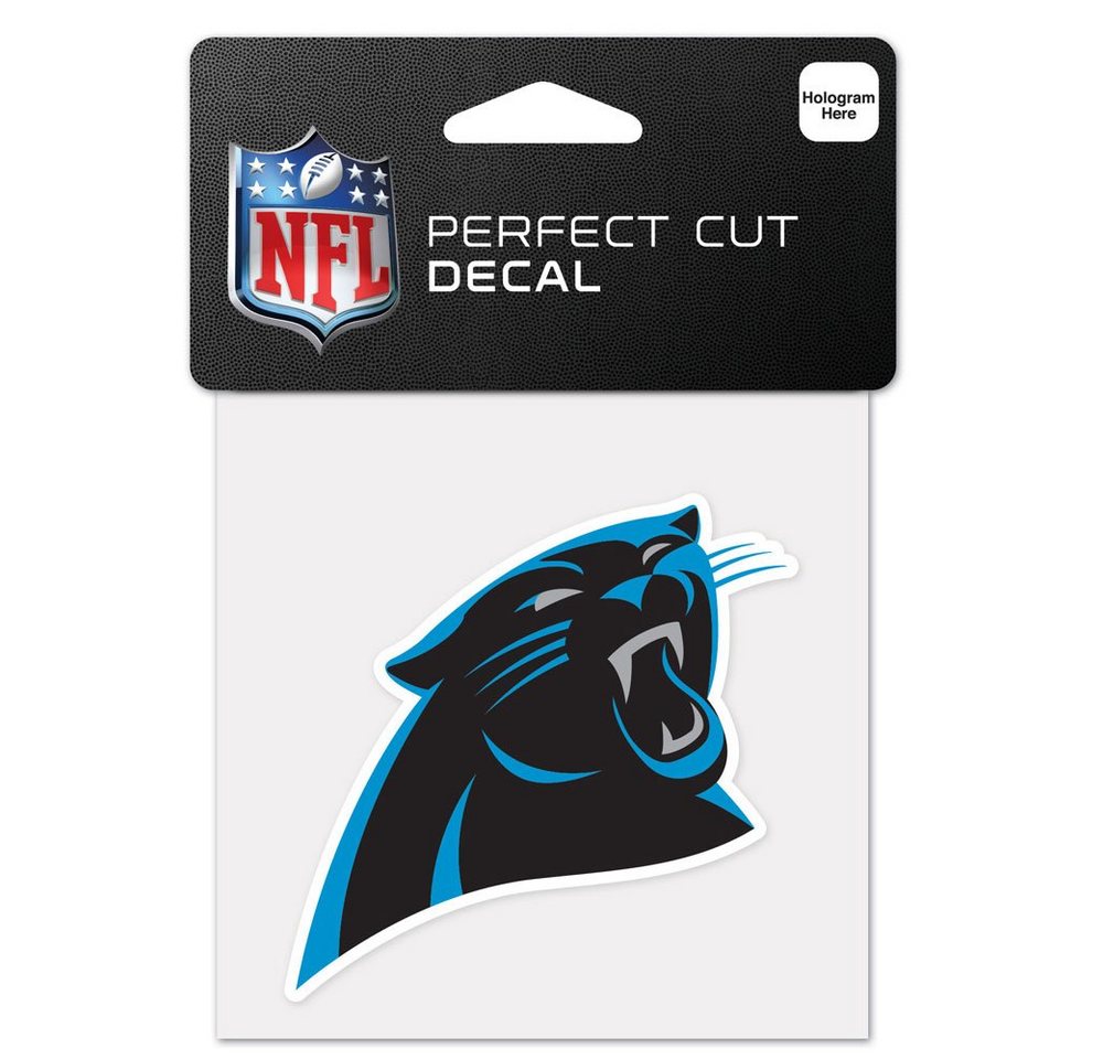 WinCraft Wanddekoobjekt Aufkleber 10x10cm NFL Carolina Panthers von WinCraft