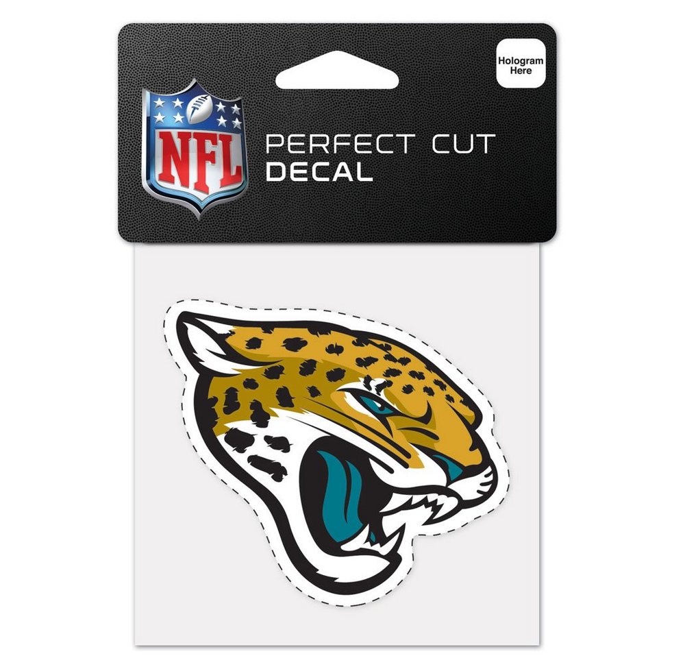 WinCraft Wanddekoobjekt Aufkleber 10x10cm NFL Jacksonville Jaguars von WinCraft