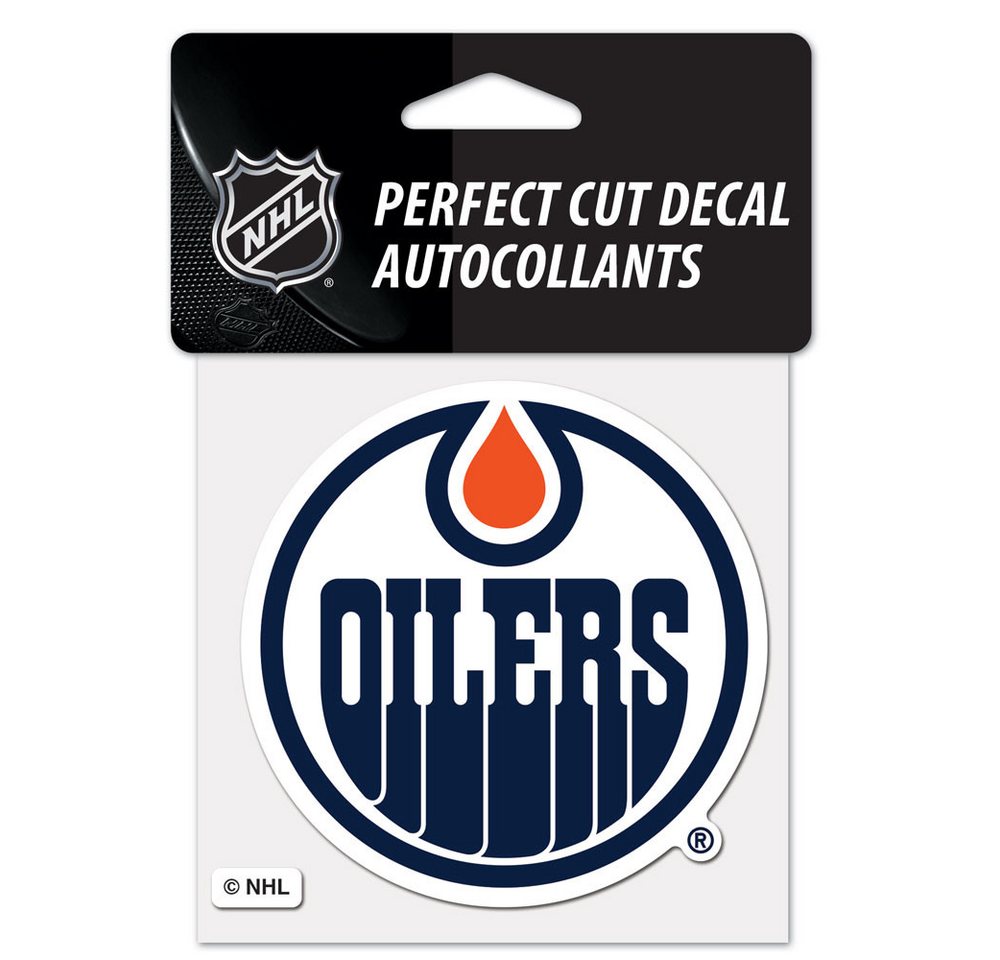WinCraft Wanddekoobjekt Aufkleber 10x10cm NHL Edmonton Oilers von WinCraft