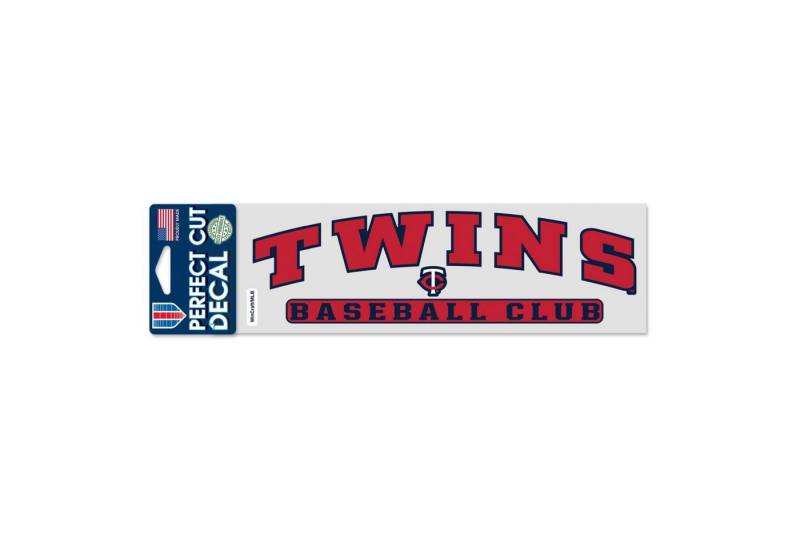 WinCraft Wanddekoobjekt MLB Perfect Cut Aufkleber 8x25cm Minnesota Twins von WinCraft