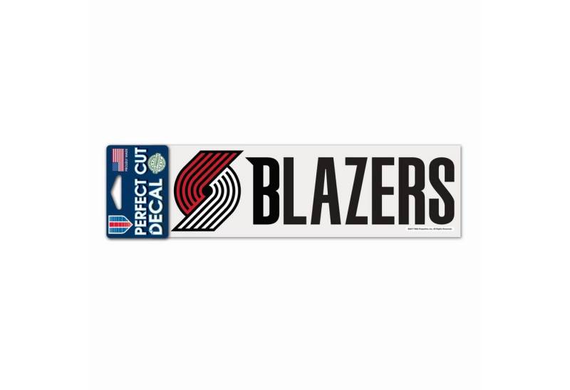 WinCraft Wanddekoobjekt NBA Perfect Cut Aufkleber 8x25cm Portland Trail Bl von WinCraft