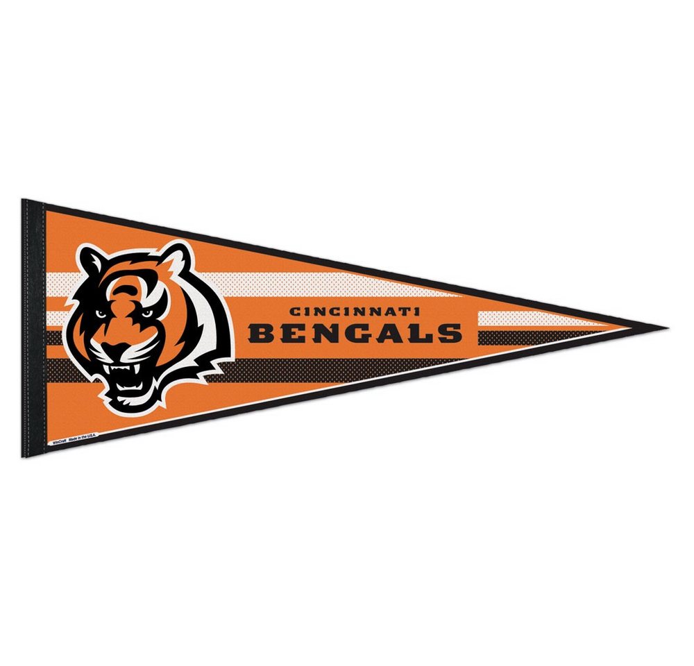 WinCraft Wanddekoobjekt NFL Filz Wimpel 75x30cm Cincinnati Bengals WinCraft Wanddekoobjekt NFL Filz Wimpel 75x30cm Cincinnati Bengals von WinCraft
