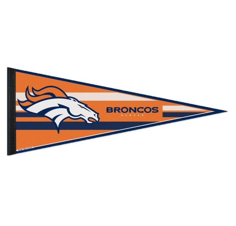 WinCraft Wanddekoobjekt NFL Filz Wimpel 75x30cm Denver Broncos von WinCraft