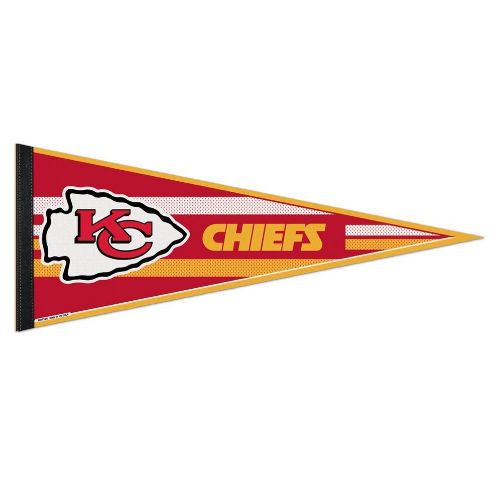 WinCraft Wanddekoobjekt NFL Filz Wimpel 75x30cm Kansas City Chiefs von WinCraft