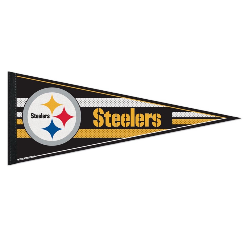 WinCraft Wanddekoobjekt NFL Filz Wimpel 75x30cm Pittsburgh Steelers WinCraft Wanddekoobjekt NFL Filz Wimpel 75x30cm Pittsburgh Steelers von WinCraft