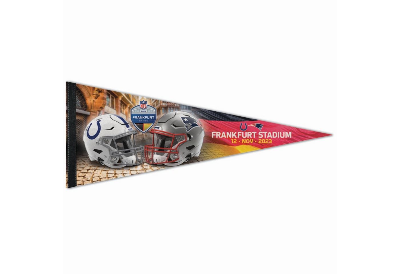 WinCraft Wanddekoobjekt NFL Frankfurt Game Filz Wimpel 75x30cm Colts vs. P von WinCraft