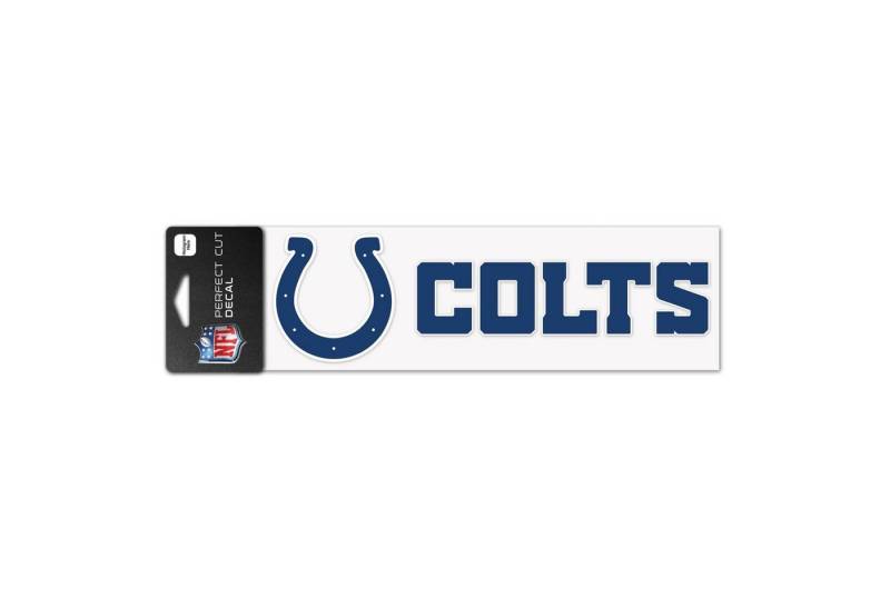 WinCraft Wanddekoobjekt NFL Perfect Cut Aufkleber 8x25cm Indianapolis Colt von WinCraft