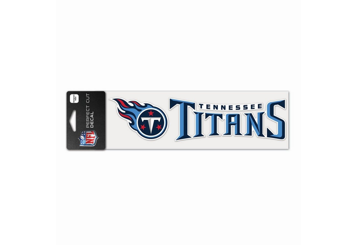 WinCraft Wanddekoobjekt NFL Perfect Cut Aufkleber 8x25cm Tennessee Titans von WinCraft