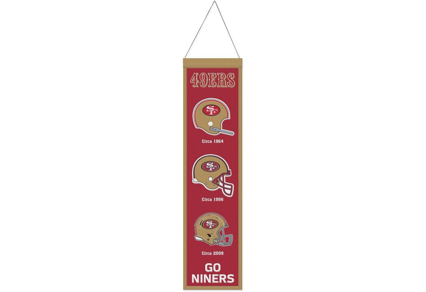 WinCraft Wanddekoobjekt NFL Teams EVOLUTION Wool Banner 80x20cm von WinCraft