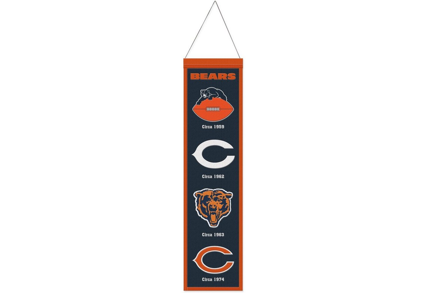 WinCraft Wanddekoobjekt NFL Teams EVOLUTION Wool Banner 80x20cm von WinCraft