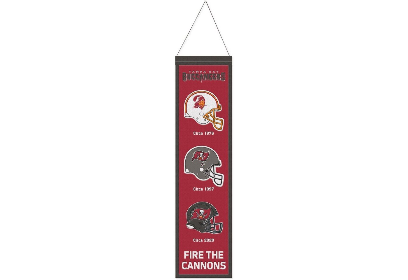 WinCraft Wanddekoobjekt NFL Teams EVOLUTION Wool Banner 80x20cm von WinCraft