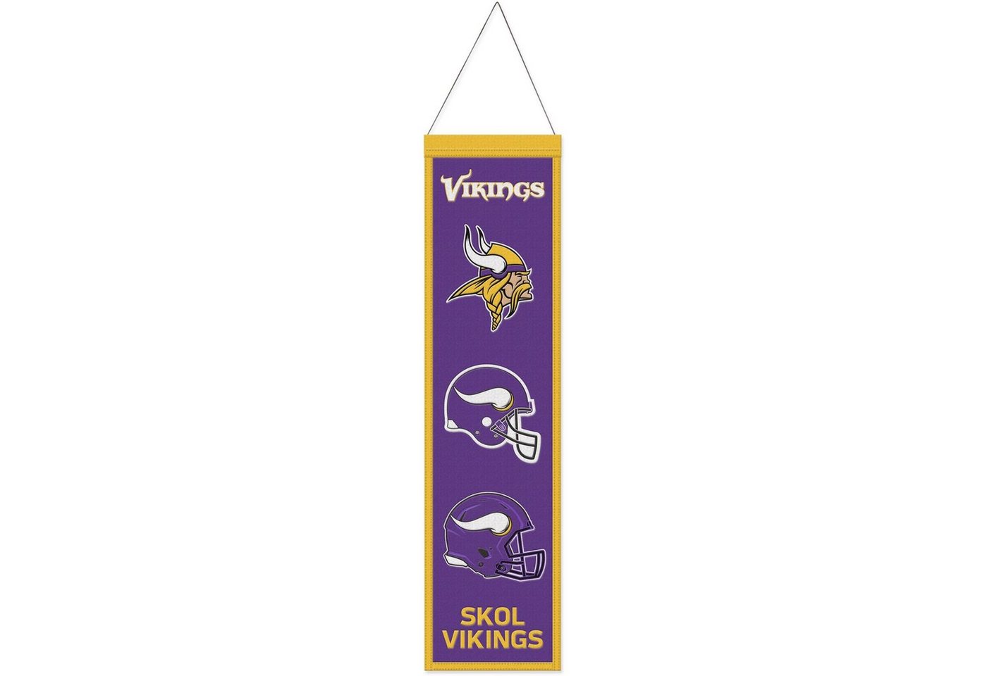 WinCraft Wanddekoobjekt NFL Teams EVOLUTION Wool Banner 80x20cm von WinCraft