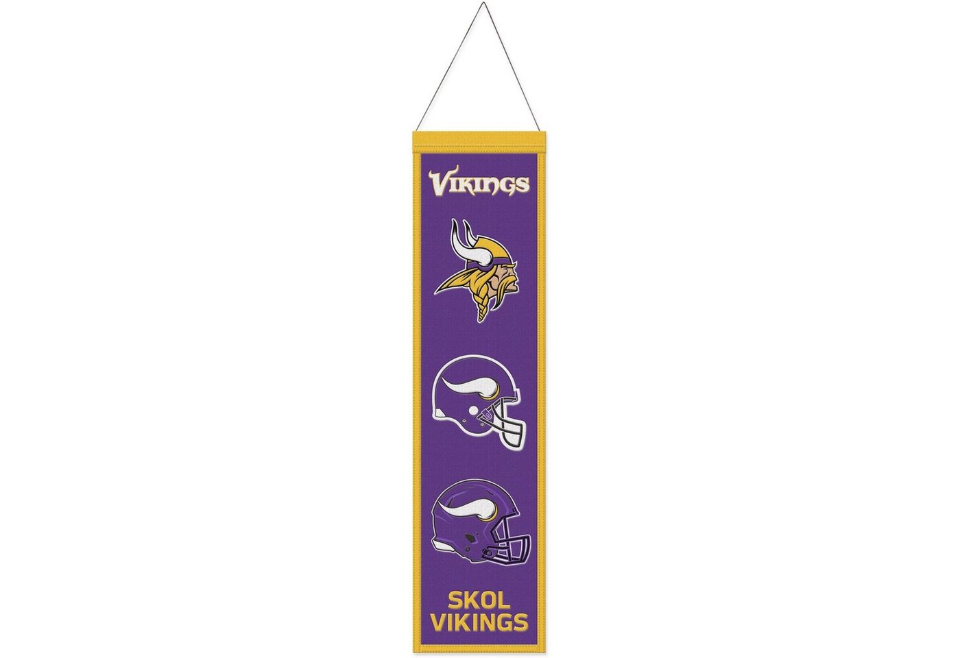 WinCraft Wanddekoobjekt NFL Teams EVOLUTION Wool Banner 80x20cm von WinCraft