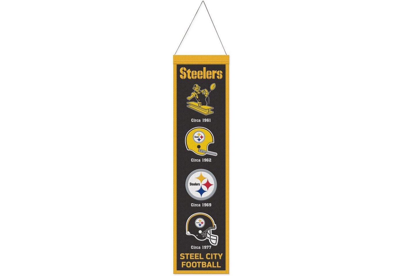 WinCraft Wanddekoobjekt NFL Teams EVOLUTION Wool Banner 80x20cm von WinCraft