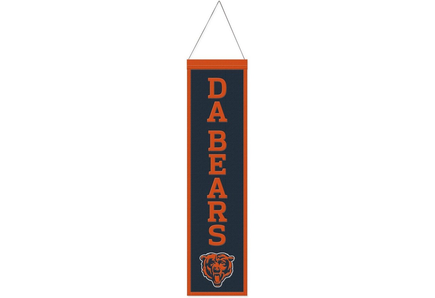 WinCraft Wanddekoobjekt NFL Teams SLOGAN Wool Banner 80x20cm von WinCraft