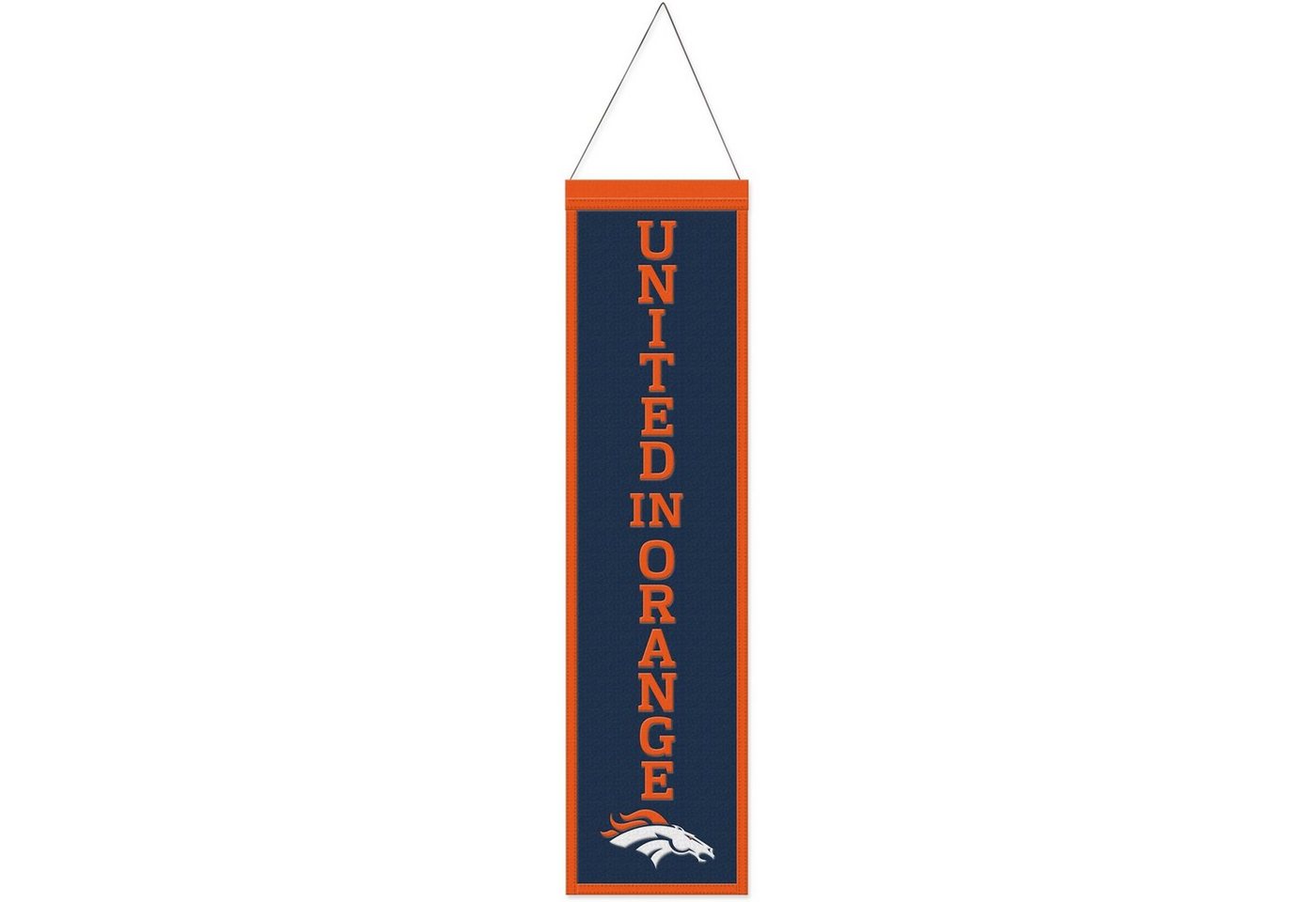 WinCraft Wanddekoobjekt NFL Teams SLOGAN Wool Banner 80x20cm von WinCraft