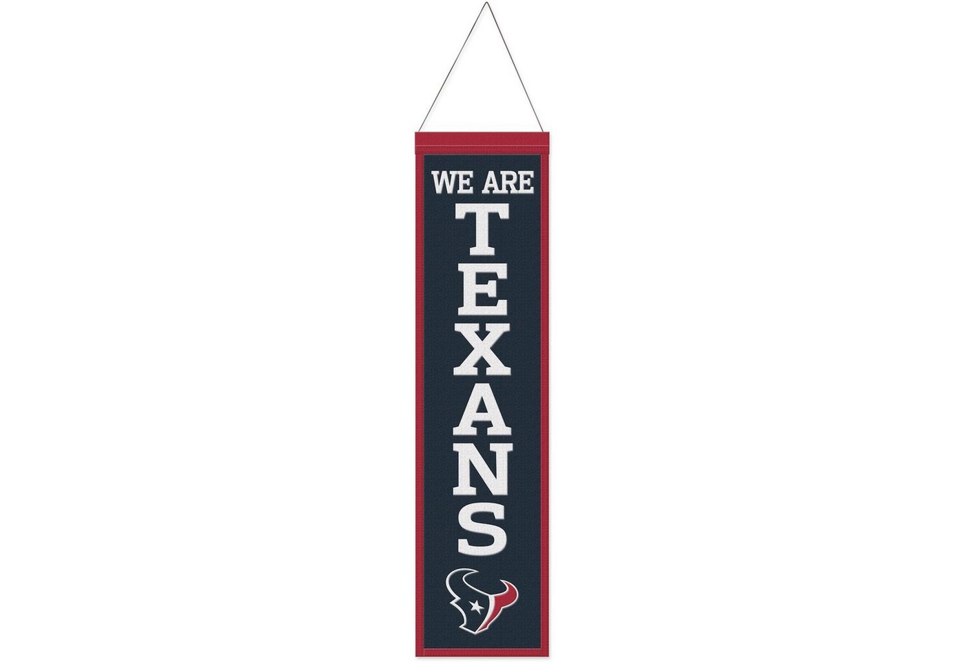 WinCraft Wanddekoobjekt NFL Teams SLOGAN Wool Banner 80x20cm von WinCraft