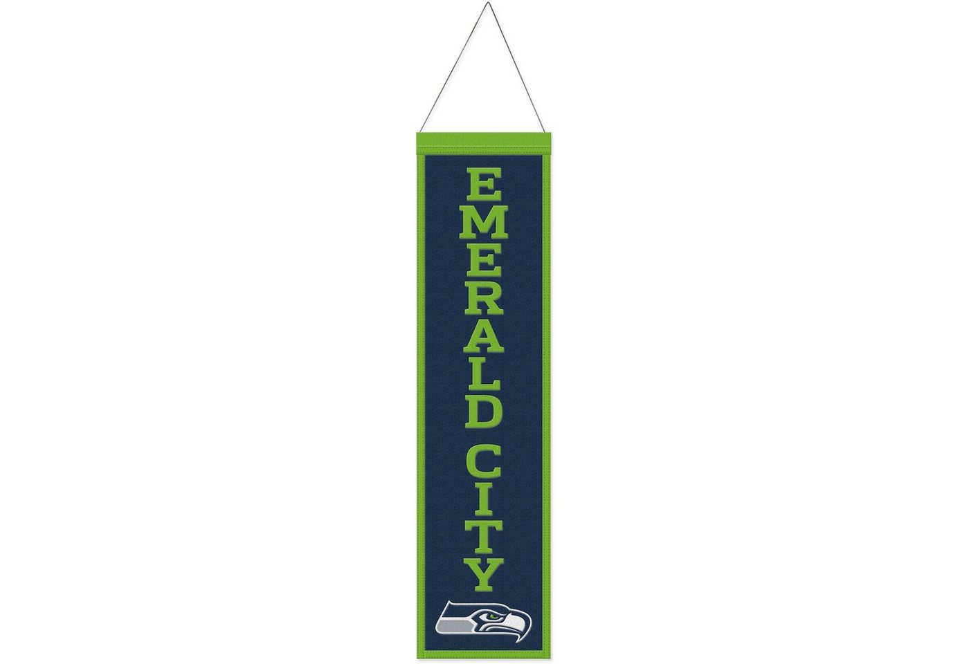 WinCraft Wanddekoobjekt NFL Teams SLOGAN Wool Banner 80x20cm von WinCraft