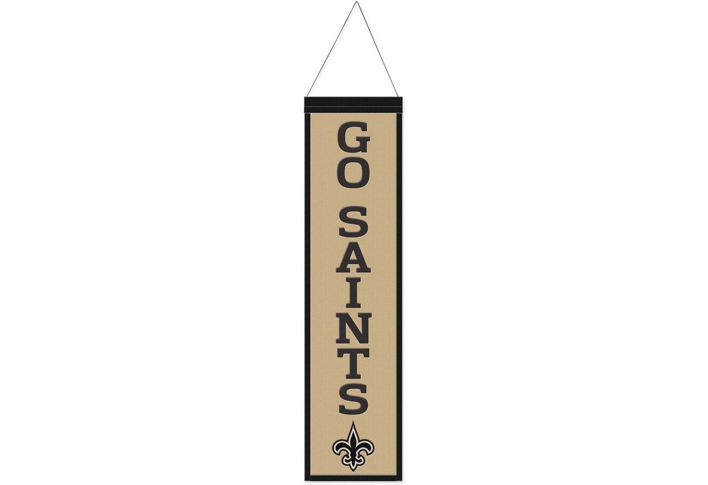 WinCraft Wanddekoobjekt NFL Teams SLOGAN Wool Banner 80x20cm von WinCraft