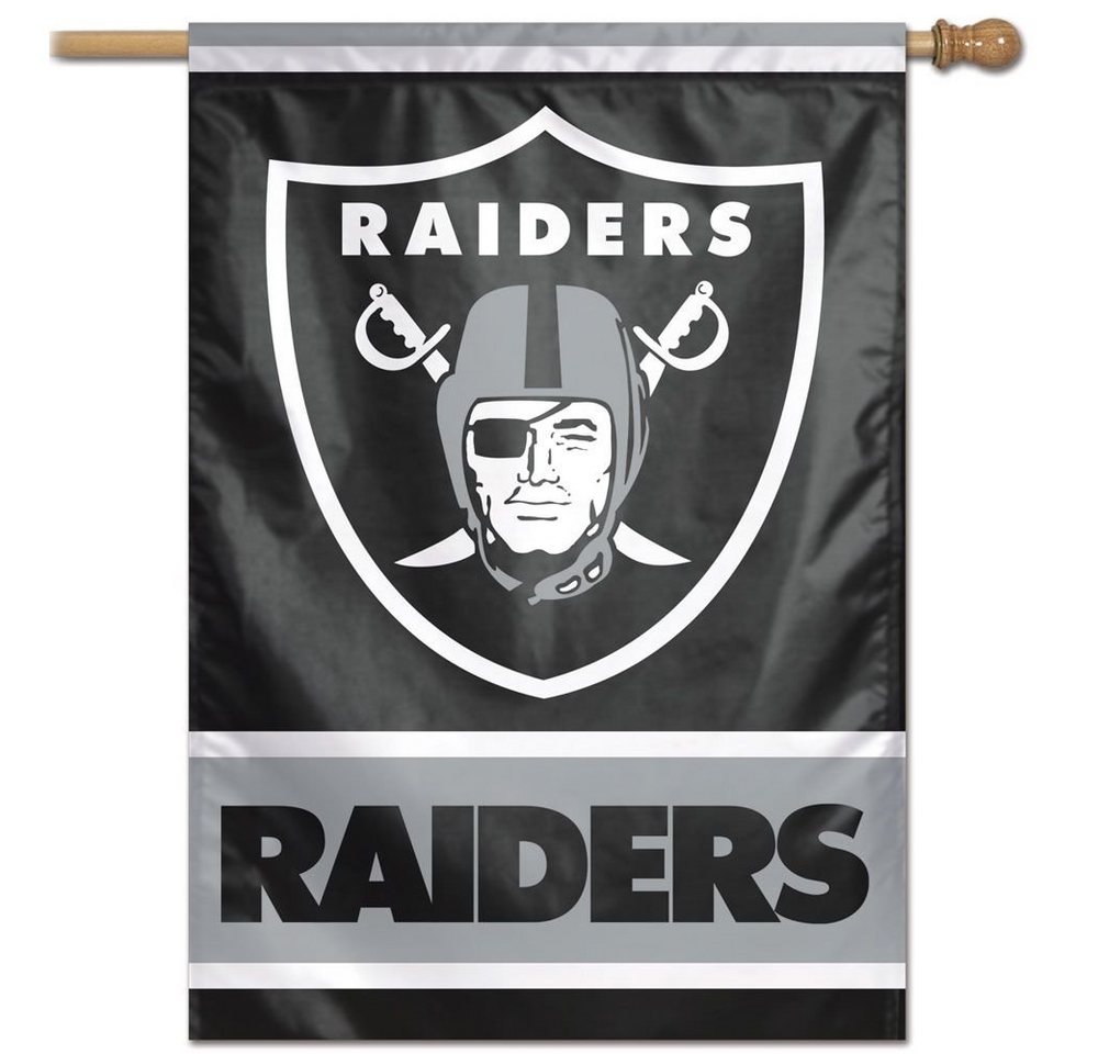 WinCraft Wanddekoobjekt NFL Vertical Fahne 70x100cm Las Vegas Raiders von WinCraft