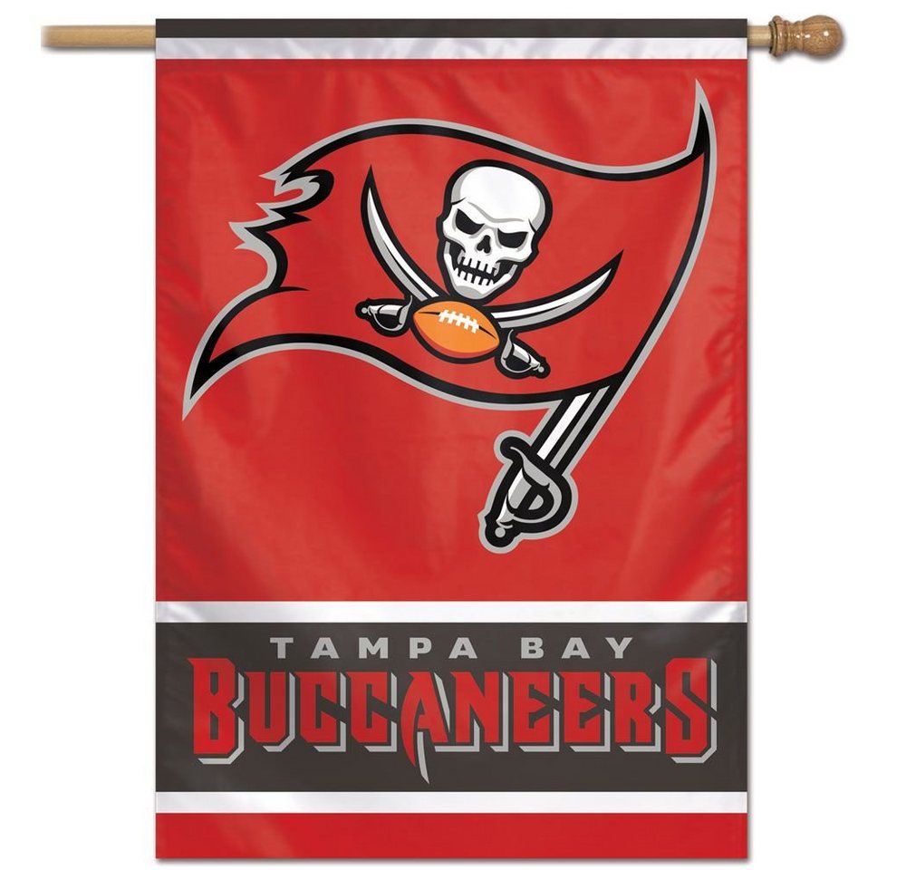 WinCraft Wanddekoobjekt NFL Vertical Fahne 70x100cm Tampa Bay Buccaneers von WinCraft