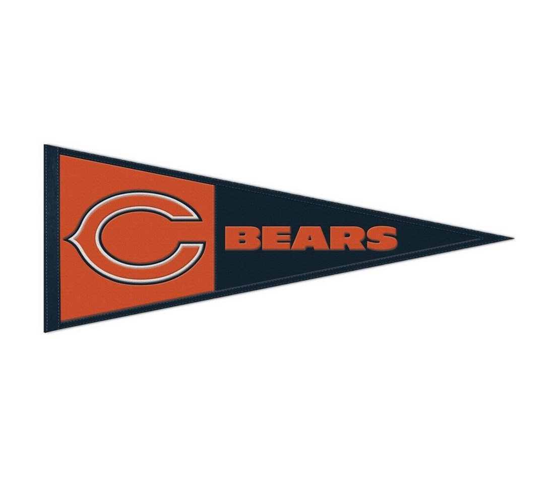 WinCraft Wanddekoobjekt NFL Wool Wimpel 80x33cm Chicago Bears von WinCraft