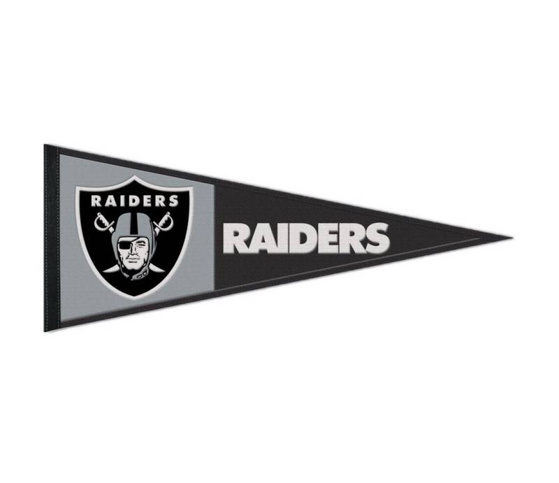 WinCraft Wanddekoobjekt NFL Wool Wimpel 80x33cm Las Vegas Raiders von WinCraft