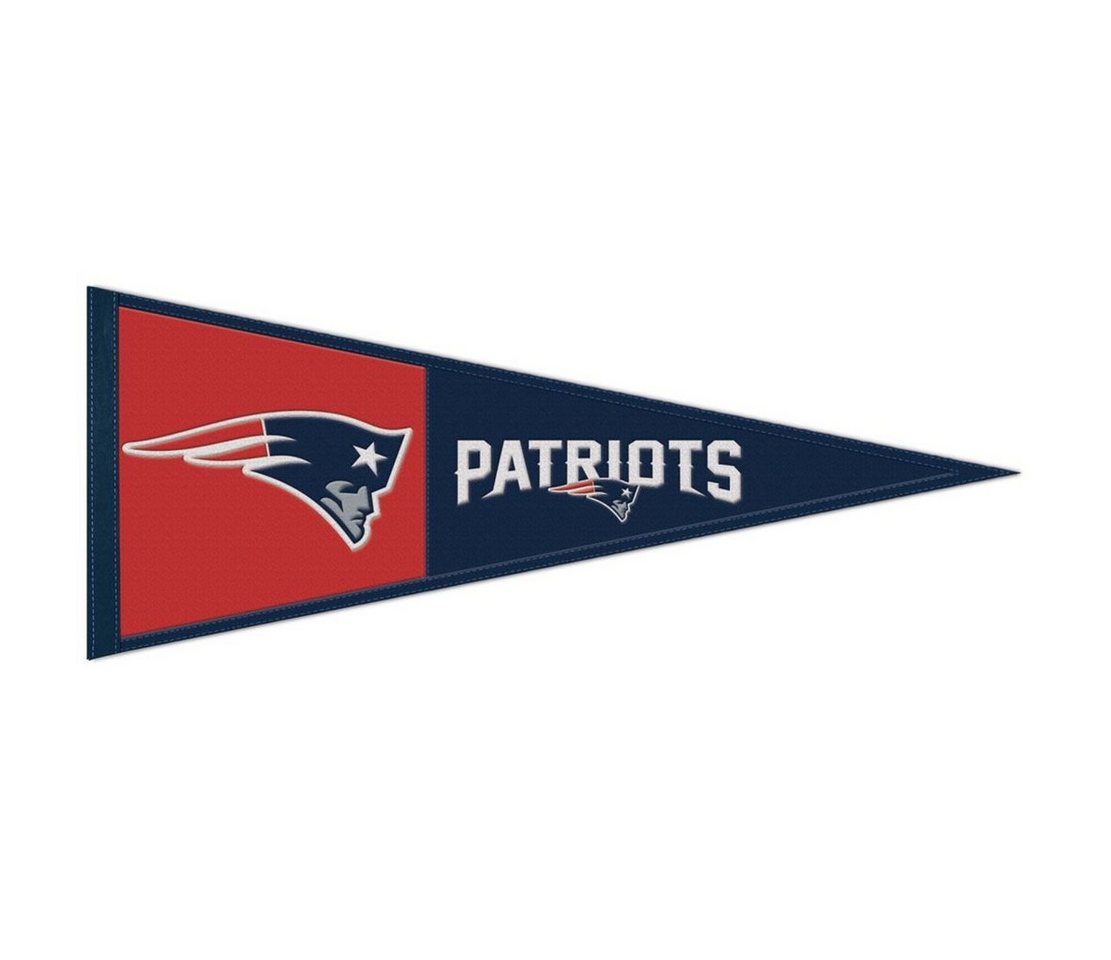 WinCraft Wanddekoobjekt NFL Wool Wimpel 80x33cm New England Patriots von WinCraft