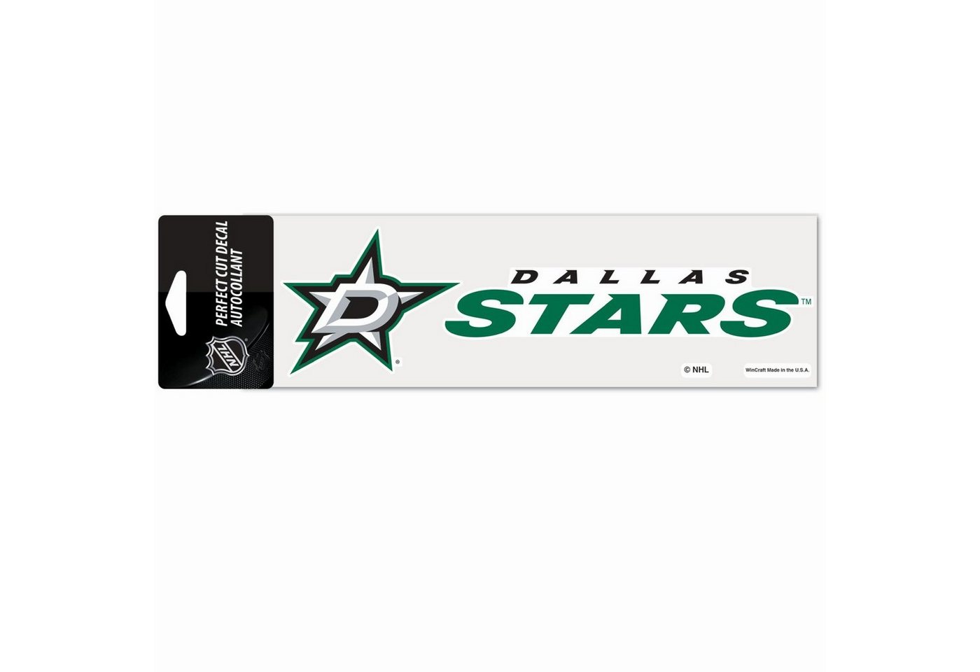 WinCraft Wanddekoobjekt NHL Perfect Cut Aufkleber 8x25cm Dallas Stars von WinCraft