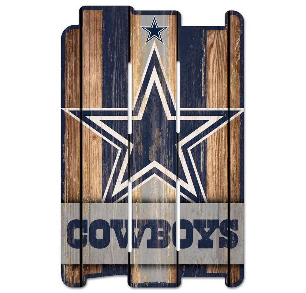 WinCraft Wanddekoobjekt PLANK Holzschild Sign NFL Dallas Cowboys von WinCraft