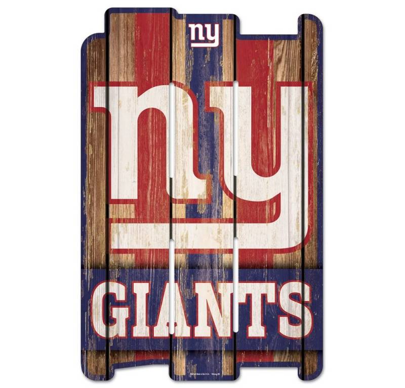 WinCraft Wanddekoobjekt PLANK Holzschild Sign NFL New York Giants von WinCraft